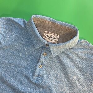 Flag & Anthem Men's Medium Sky Blue Short Sleeve Casual Polo‎ Shirt